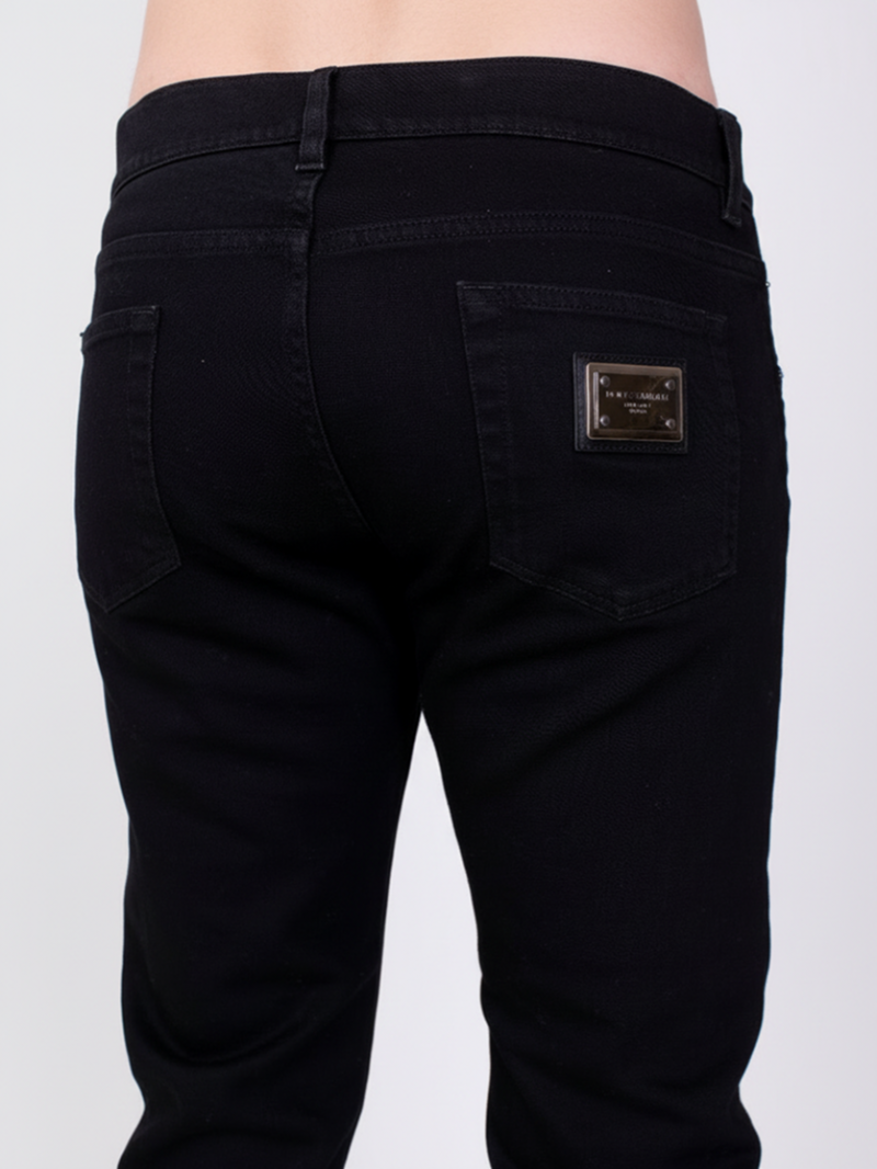 Джинсы черные SLIM SS26 Dolce & Gabbana GY07CD G8OM5 S9001
