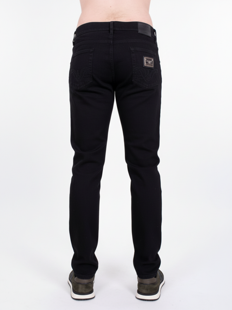 Джинсы черные SLIM SS26 Dolce & Gabbana GY07CD G8OM5 S9001