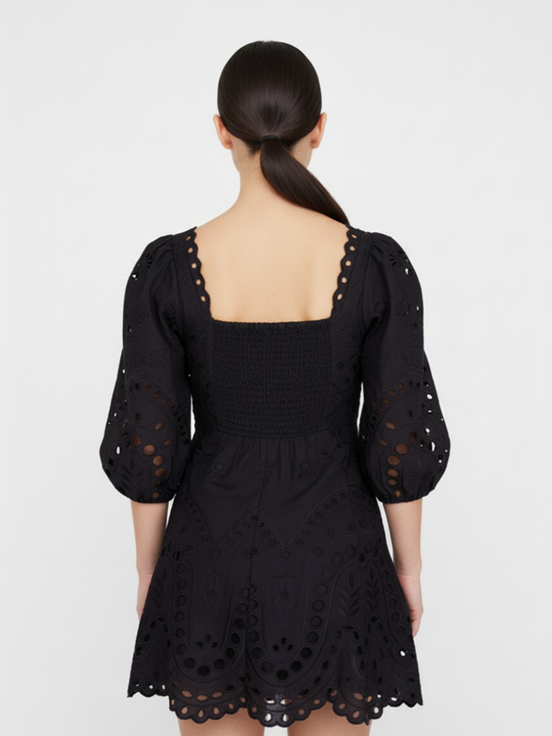 Платье-мини черное Esmare SS26 CHARO RUIZ IBIZA 263605