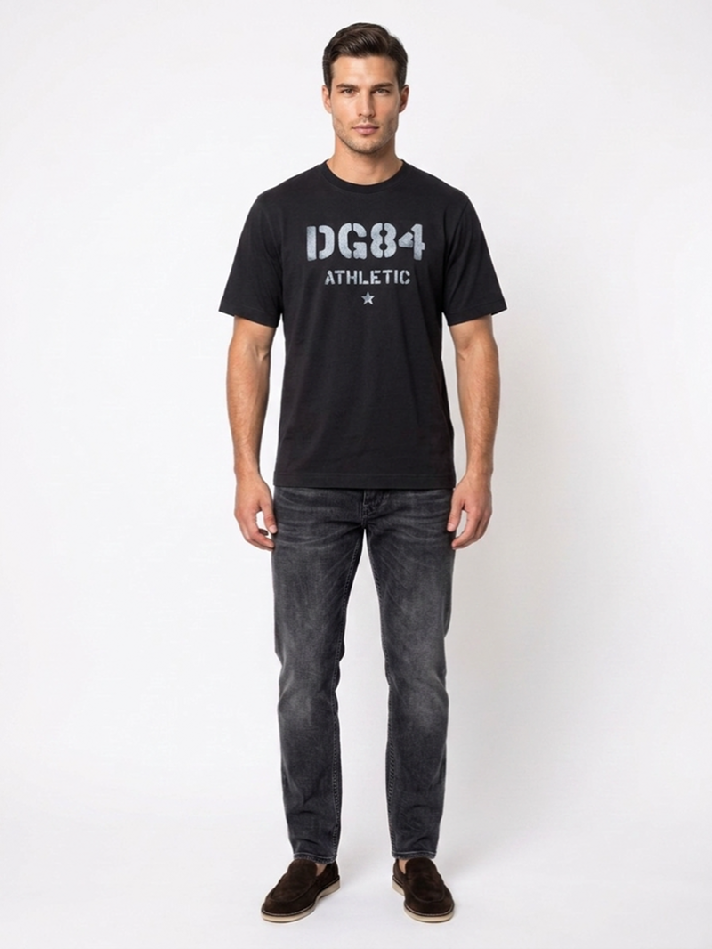 Джинсы Regular темно-серые SS26 Dolce & Gabbana GYJCCZ G8OV9 S9001