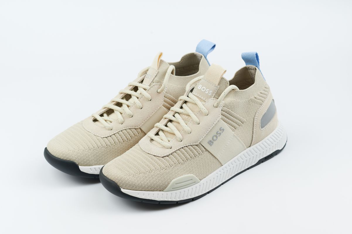 Кроссовки текстиль бежевыеTitanium_Runn SS23 HUGO BOSS 50470596 134