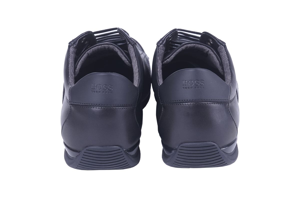 Кроссовки Saturn Lowp lux4 черные SS21 HUGO BOSS 50401835
