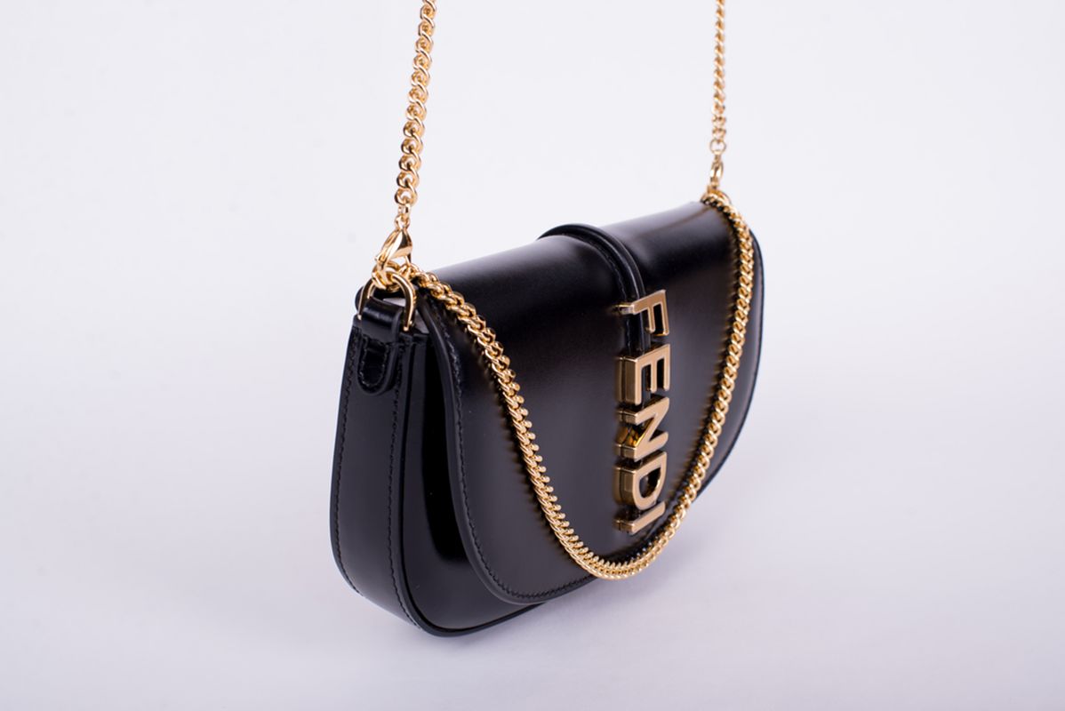 Сумка мини Portafoglio черная 25/26 FENDI 8M0529