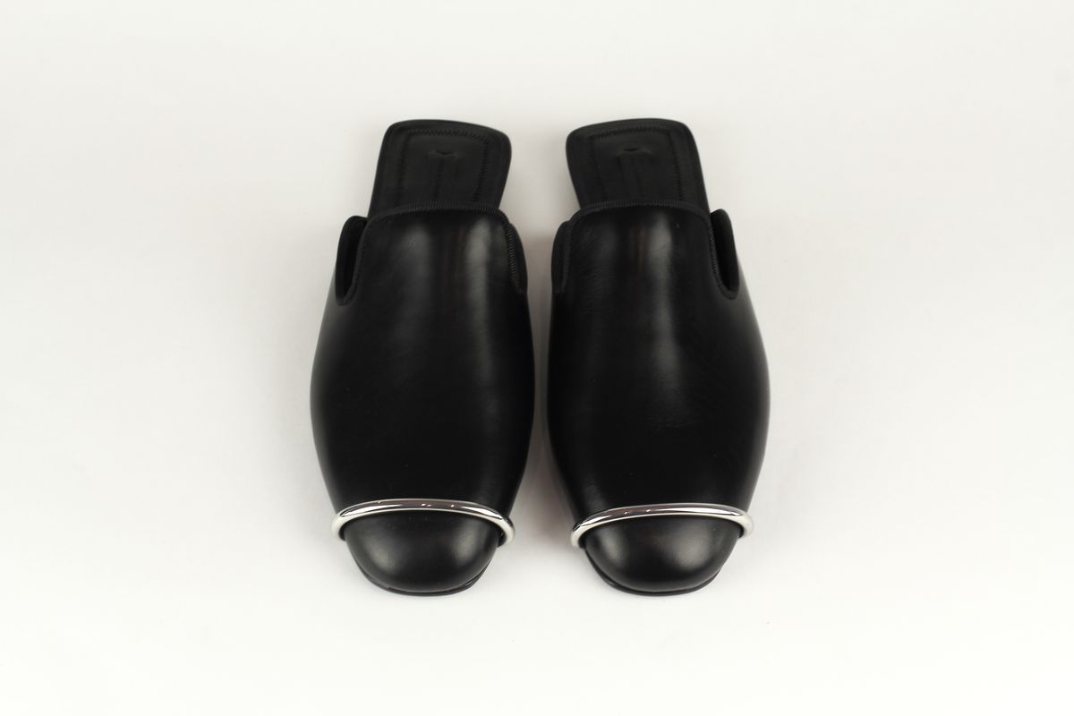 Мюли с металлической деталью на носке "18 ALEXANDER WANG 3099F0080L