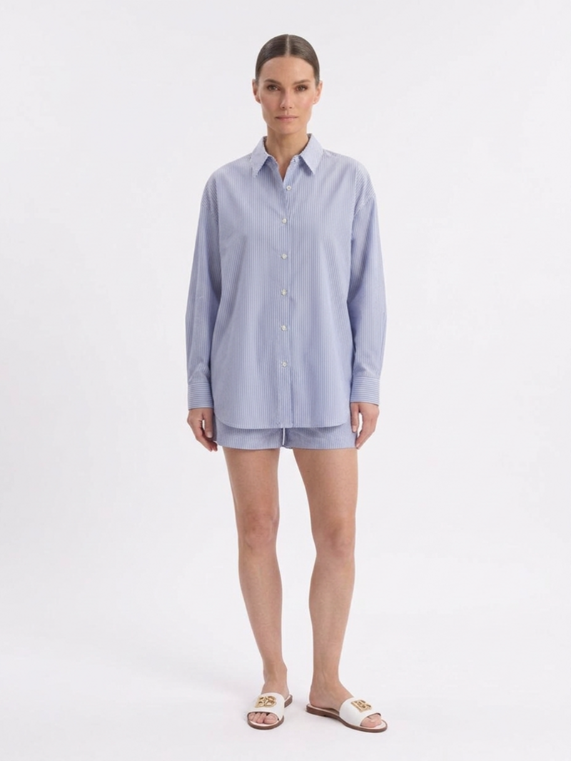 Шорты хлопок в полоску SS26 La Piscine LS261WB002