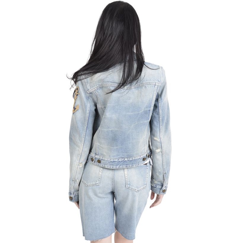 Шорты джинсовые SS21 SAINT LAURENT 644079-YS862-4986