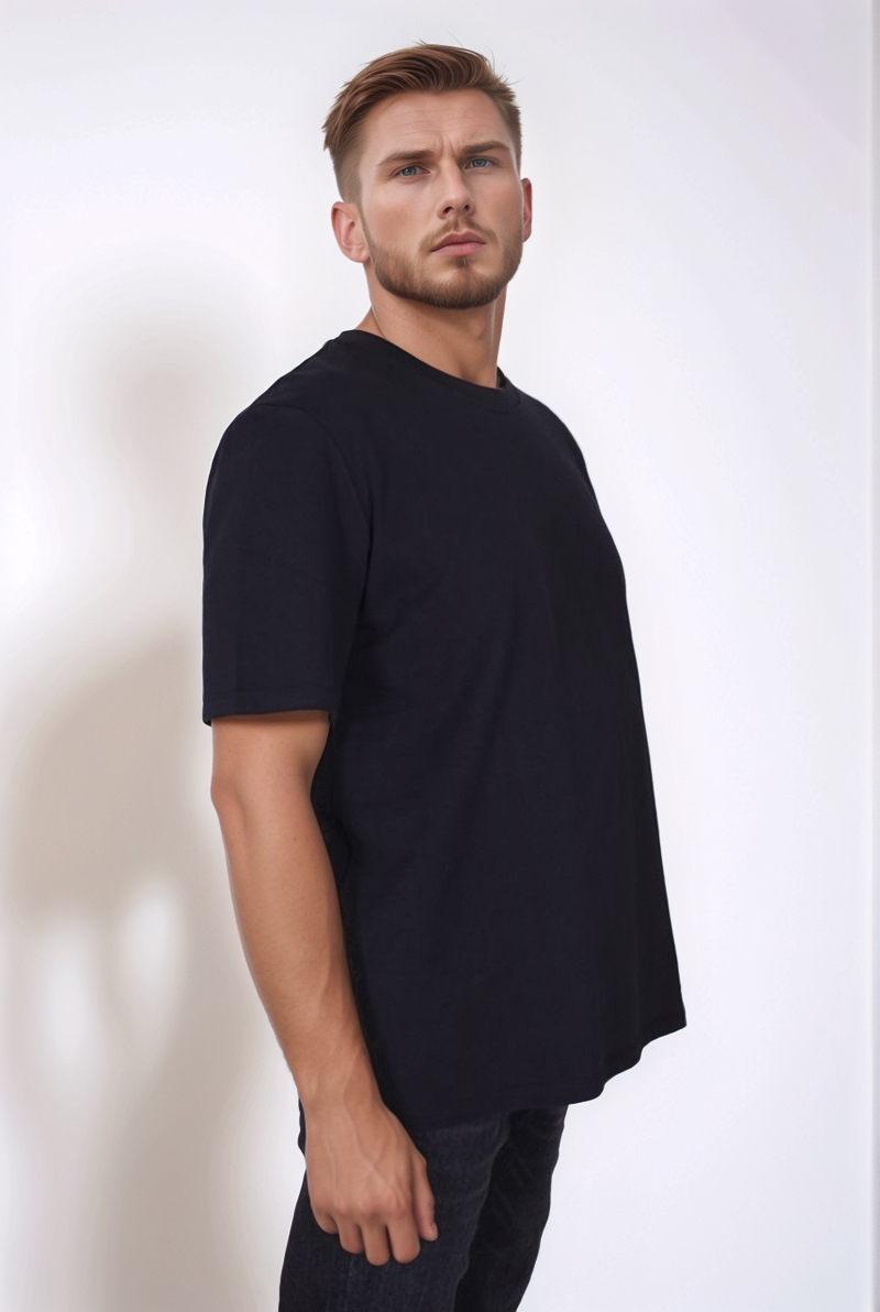 Хлопковая футболка черная Balmain 25/26 FH0EG000 GF30 EAB