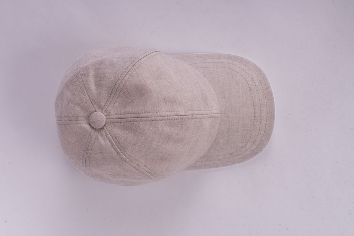 Бейсболка льняная бежевая SS26 FRADI LN5418