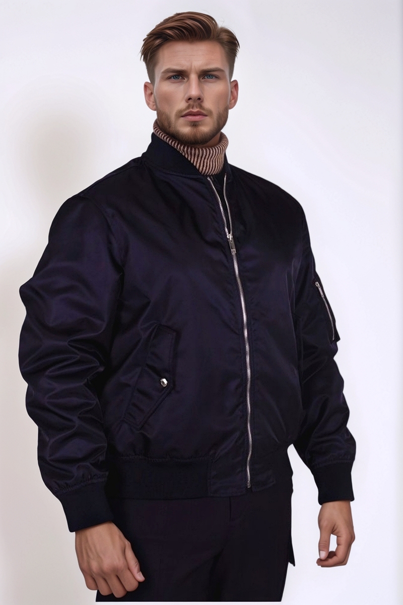 Бомбер темно-синий SS22 VALENTINO XV3CIF15826